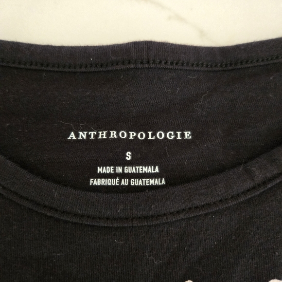 NWT The Evan Short-Sleeve Graphic Raw-Edge Baby Tee - Picture 3 of 6